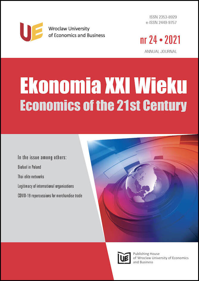 Ekonomia XXI Wieku frontcover